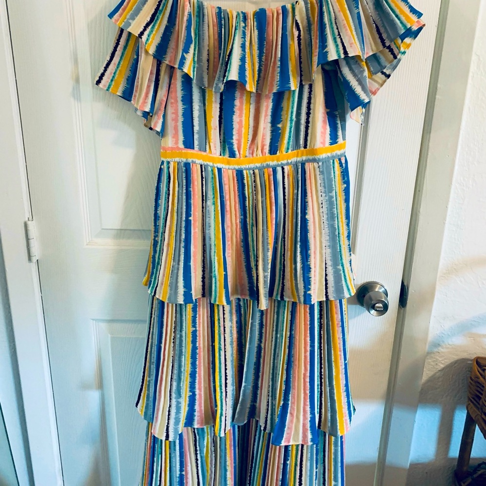 Fun flirty off shoulder Midi dress